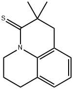 6,6-dimethyl-2,3,6,7-tetrahydro-1H,5H-pyrido[3,2,1-ij]quinoline-5-thione Struktur