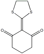 2-(1,3-dithiolan-2-ylidene)-1,3-cyclohexanedione Struktur