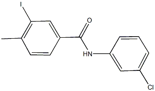 N-(3-chlorophenyl)-3-iodo-4-methylbenzamide Struktur