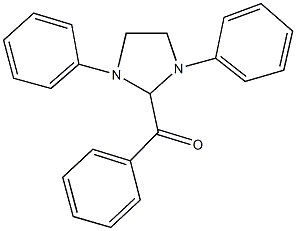 (1,3-diphenyl-2-imidazolidinyl)(phenyl)methanone Struktur