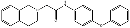 2-(3,4-dihydroisoquinolin-2(1H)-yl)-N-(4-phenoxyphenyl)acetamide Struktur