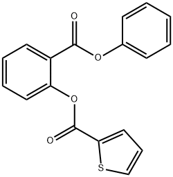 2-(phenoxycarbonyl)phenyl 2-thiophenecarboxylate Struktur