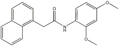 N-(2,4-dimethoxyphenyl)-2-(1-naphthyl)acetamide Struktur