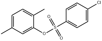 2,5-dimethylphenyl 4-chlorobenzenesulfonate Struktur