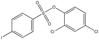 2,4-dichlorophenyl 4-iodobenzenesulfonate Struktur