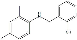 2-[(2,4-dimethylanilino)methyl]phenol Struktur