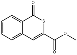 methyl 1-oxo-1H-isothiochromene-3-carboxylate Struktur