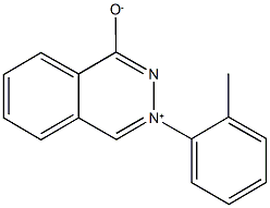 3-(2-methylphenyl)phthalazin-3-ium-1-olate Struktur