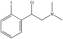 2-chloro-2-(2-iodophenyl)-N,N-dimethylethanamine Struktur