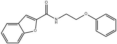 N-(2-phenoxyethyl)-1-benzofuran-2-carboxamide Struktur