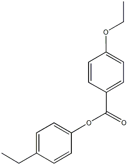 4-ethylphenyl 4-ethoxybenzoate Struktur