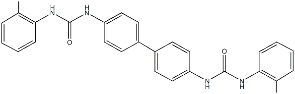 4,4'-bis[(2-toluidinocarbonyl)amino]-1,1'-biphenyl Struktur