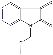 1-(methoxymethyl)-1H-indole-2,3-dione Struktur