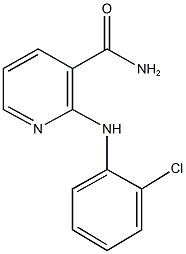 2-(2-chloroanilino)nicotinamide Struktur