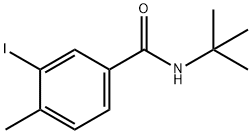 N-(tert-butyl)-3-iodo-4-methylbenzamide Struktur