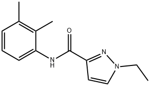 N-(2,3-dimethylphenyl)-1-ethyl-1H-pyrazole-3-carboxamide Struktur