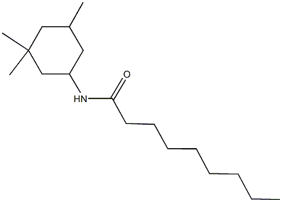 N-(3,3,5-trimethylcyclohexyl)nonanamide Struktur