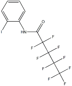 2,2,3,3,4,4,5,5,5-nonafluoro-N-(2-iodophenyl)pentanamide Struktur