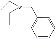 benzyl(diethyl)sulfonium Struktur