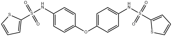 N-(4-{4-[(2-thienylsulfonyl)amino]phenoxy}phenyl)-2-thiophenesulfonamide Struktur