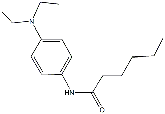 N-[4-(diethylamino)phenyl]hexanamide Struktur