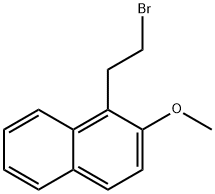 1-(2-bromoethyl)-2-methoxynaphthalene Struktur