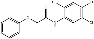 2-phenoxy-N-(2,4,5-trichlorophenyl)acetamide Struktur