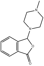 3-(4-methyl-1-piperazinyl)-2-benzofuran-1(3H)-one Struktur