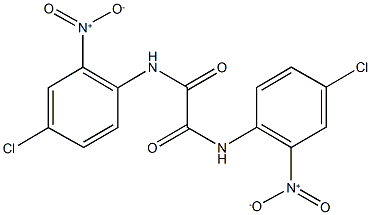 N~1~,N~2~-bis{4-chloro-2-nitrophenyl}ethanediamide Struktur