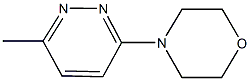 4-(6-methyl-3-pyridazinyl)morpholine Struktur