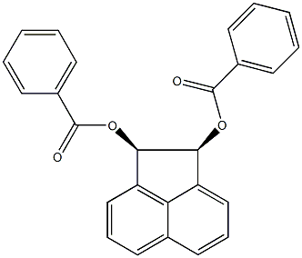 2-(benzoyloxy)-1,2-dihydro-1-acenaphthylenyl benzoate Struktur