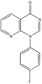 1-(4-fluorophenyl)pyrido[2,3-d]pyrimidin-4(1H)-one Struktur