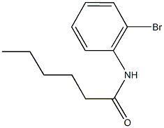 N-(2-bromophenyl)hexanamide Struktur