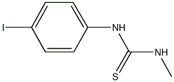 N-(4-iodophenyl)-N'-methylthiourea Struktur