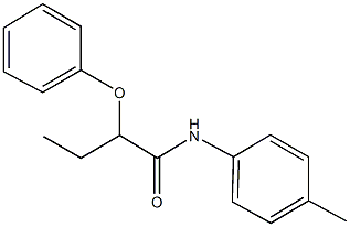 N-(4-methylphenyl)-2-phenoxybutanamide Struktur