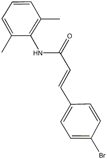 3-(4-bromophenyl)-N-(2,6-dimethylphenyl)acrylamide Struktur