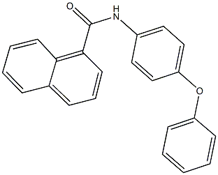 N-(4-phenoxyphenyl)-1-naphthamide Struktur