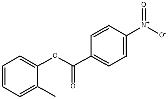 2-methylphenyl 4-nitrobenzoate Struktur