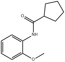 N-(2-methoxyphenyl)cyclopentanecarboxamide Struktur