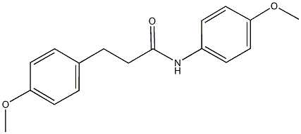 N,3-bis(4-methoxyphenyl)propanamide Struktur