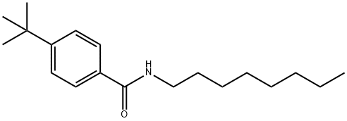 4-tert-butyl-N-octylbenzamide Struktur