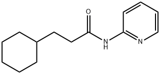 3-cyclohexyl-N-(2-pyridinyl)propanamide Struktur