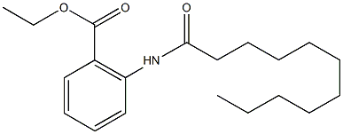 ethyl 2-(undecanoylamino)benzoate Struktur