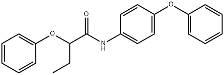 2-phenoxy-N-(4-phenoxyphenyl)butanamide Struktur