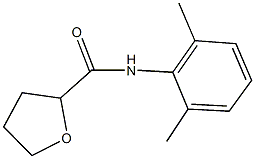 N-(2,6-dimethylphenyl)tetrahydro-2-furancarboxamide Struktur