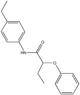 N-(4-ethylphenyl)-2-phenoxybutanamide Struktur