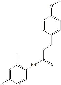 N-(2,4-dimethylphenyl)-3-(4-methoxyphenyl)propanamide Struktur