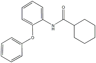 N-(2-phenoxyphenyl)cyclohexanecarboxamide Struktur