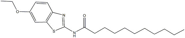 N-(6-ethoxy-1,3-benzothiazol-2-yl)undecanamide Struktur