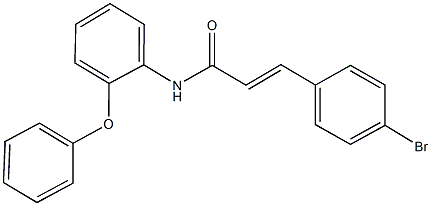 3-(4-bromophenyl)-N-(2-phenoxyphenyl)acrylamide Struktur